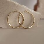 Pendientes de aro de oro