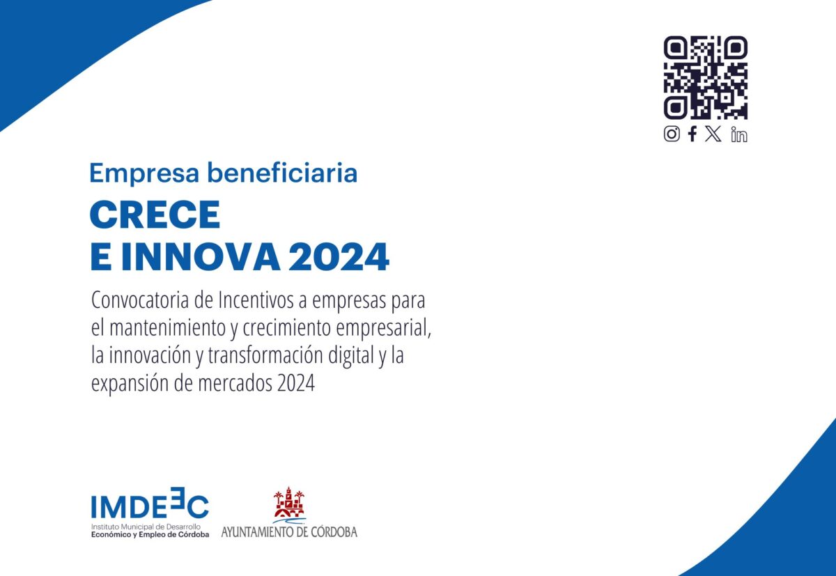 Logo subvención Crece e Innova